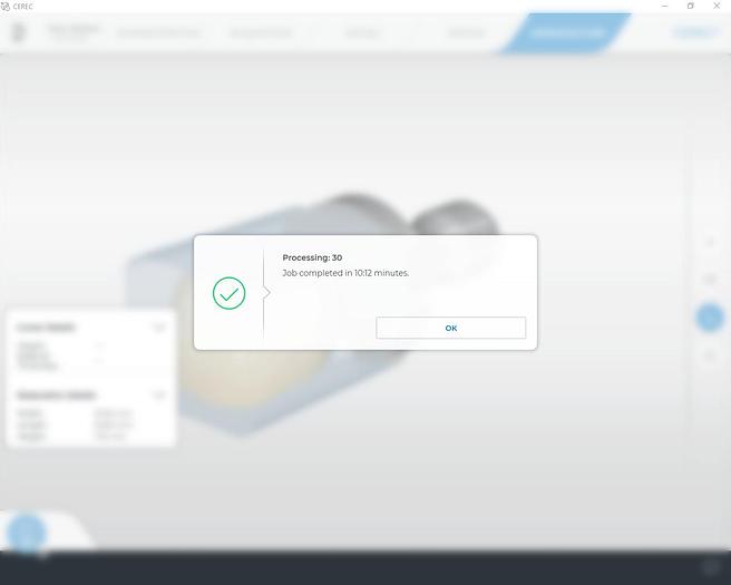 Used 2015 Sirona CEREC MC X 2-Motor Wet/Dry Mill (236756)