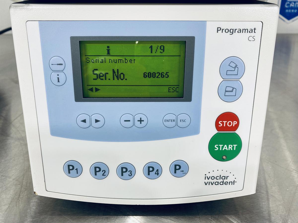 Used 2010 Ivoclar Vivadent Programat CS Crystallization Furnace with Vacuum Pump (604682)
