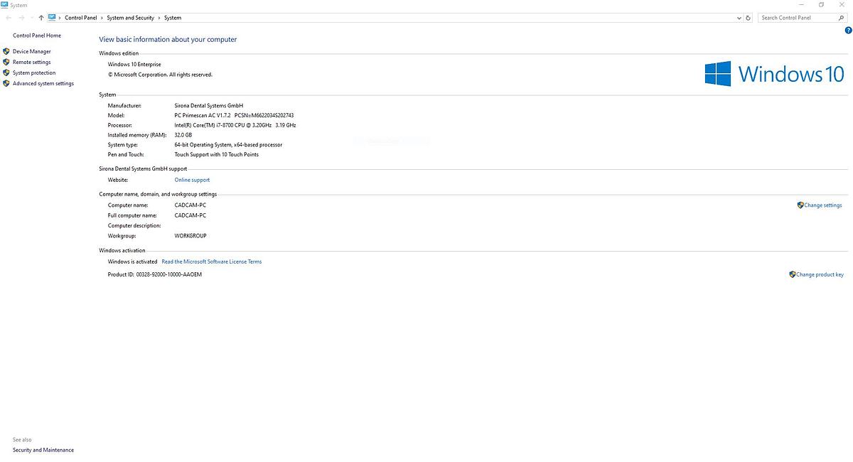 Refurbished 2019 Dentsply Sirona CEREC AC Primescan with 5.2 Software (101253)