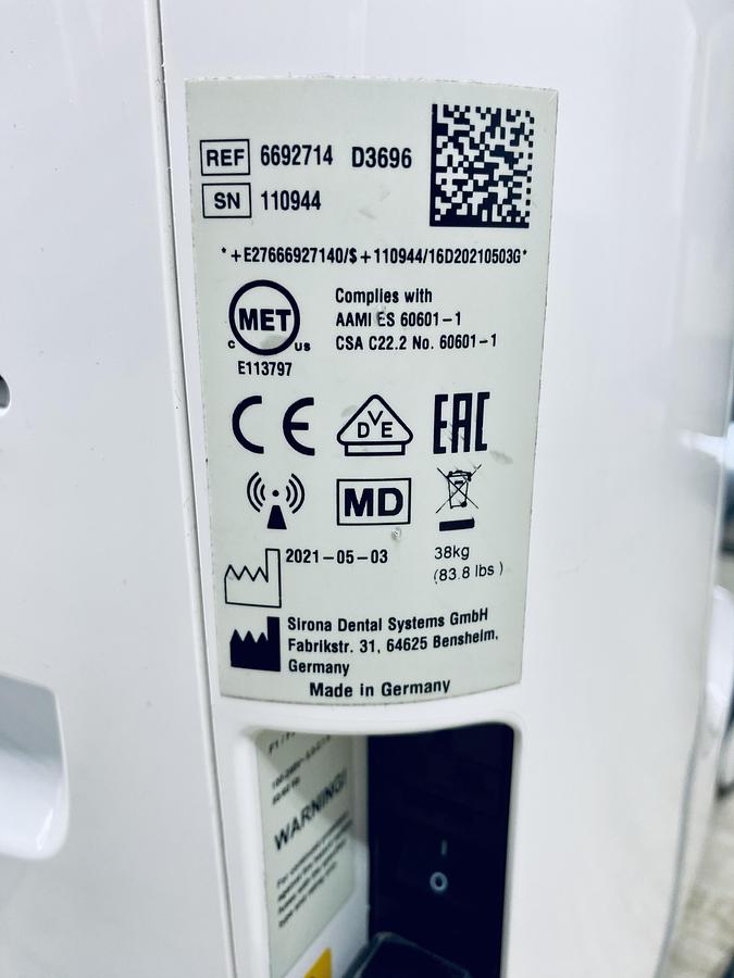 Refurbished 2021 Dentsply Sirona CEREC AC Primescan with 5.2 Software (110944)