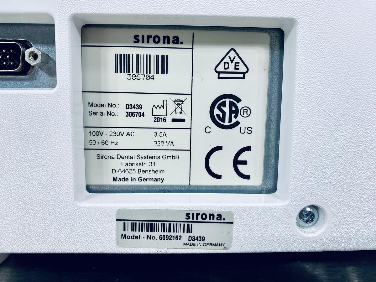 Used 2016 Sirona CEREC MC XL Premium 4-Motor Wet/Dry Mill (306704)