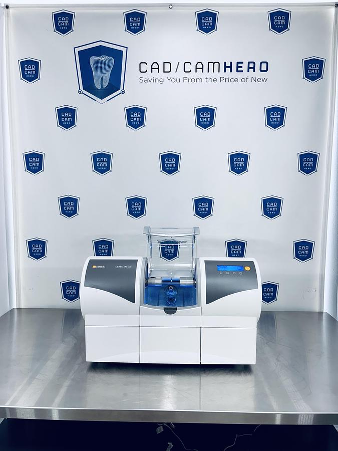 Used 2012 Sirona CEREC MC XL 2-Motor Wet Mill with 1,564 Mills (126906)