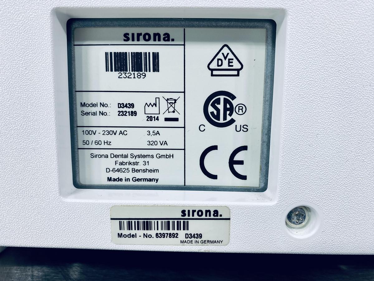 Used 2014 Sirona CEREC MC X 2-Motor Wet Mill (232189)