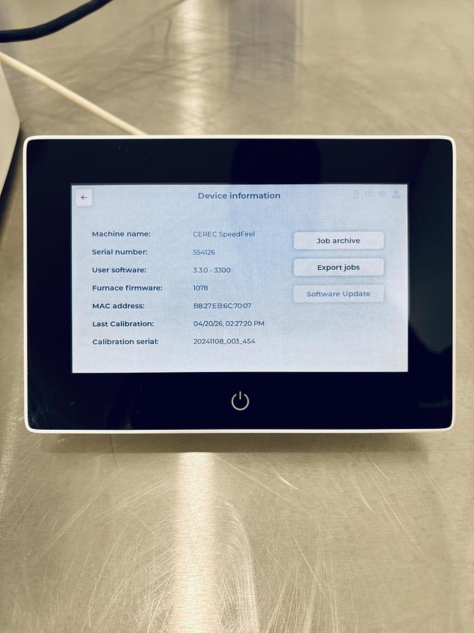 Used 2019 Sirona CEREC SpeedFire (554126)