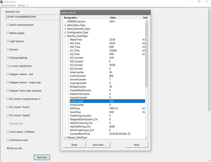 Used 2015 Sirona CEREC MC X 2-Motor Wet Mill (235491)