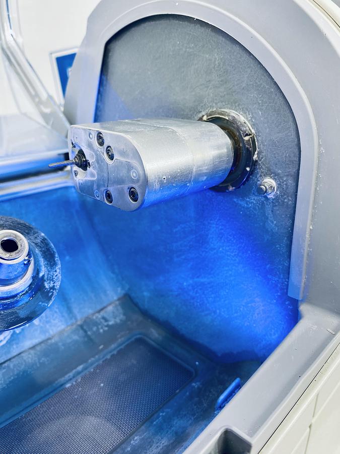 Used 2011 Sirona CEREC MC XL 2-Motor Wet Mill with 3,676 Mills (117994)