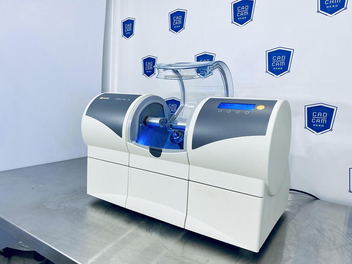 Used 2011 Sirona CEREC MC XL 2-Motor Wet Mill with 3,676 Mills (117994)