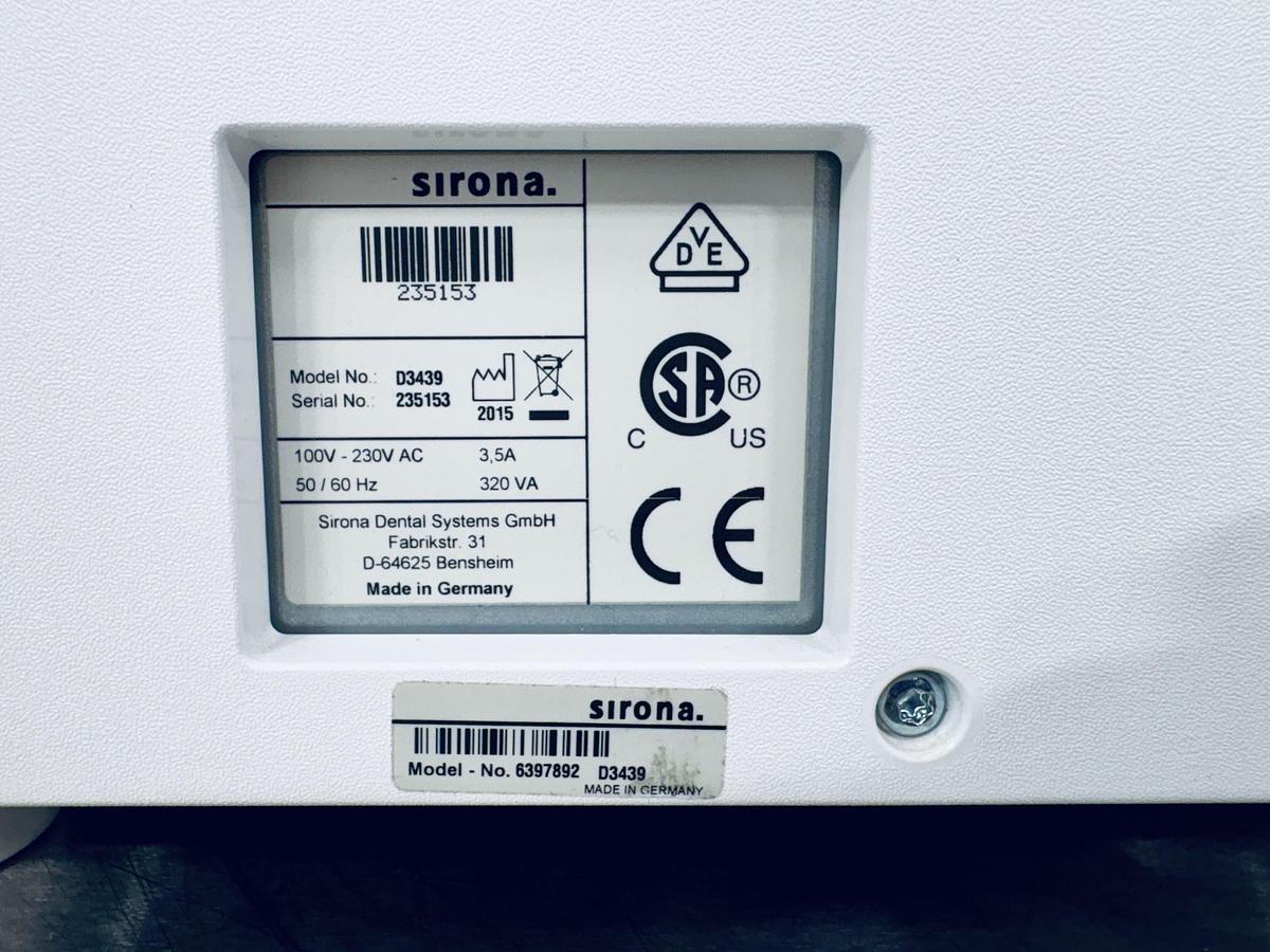 Used 2015 Sirona CEREC MC X 2-Motor Wet Mill (235153)