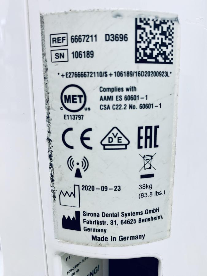 Refurbished 2020 Dentsply Sirona CEREC AC Primescan with 5.2 Software (105104)