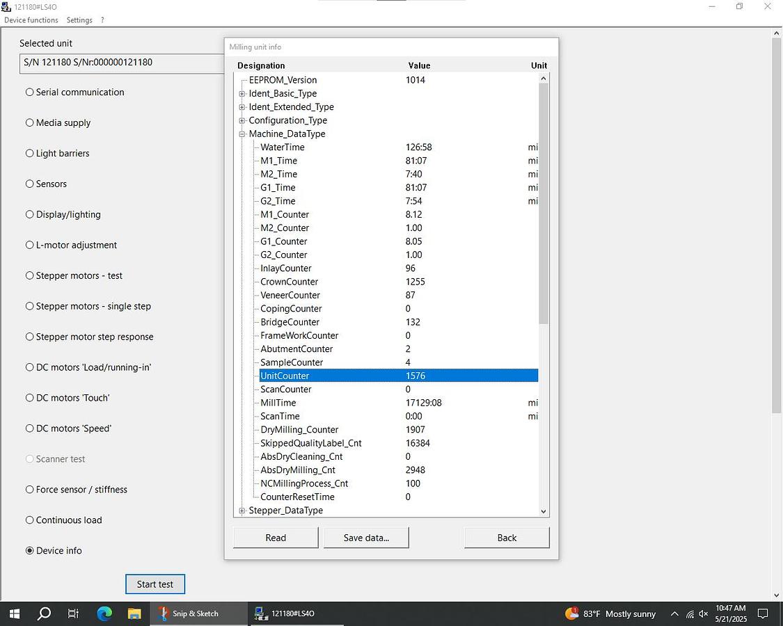 Used 2011 Sirona inLab MC XL