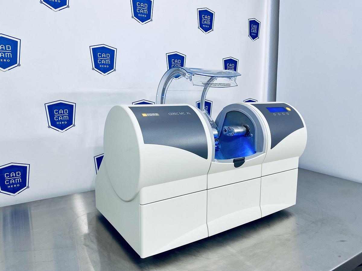 Used 2011 Sirona CEREC MC XL 2-Motor Wet Mill with 3,676 Mills (117994)