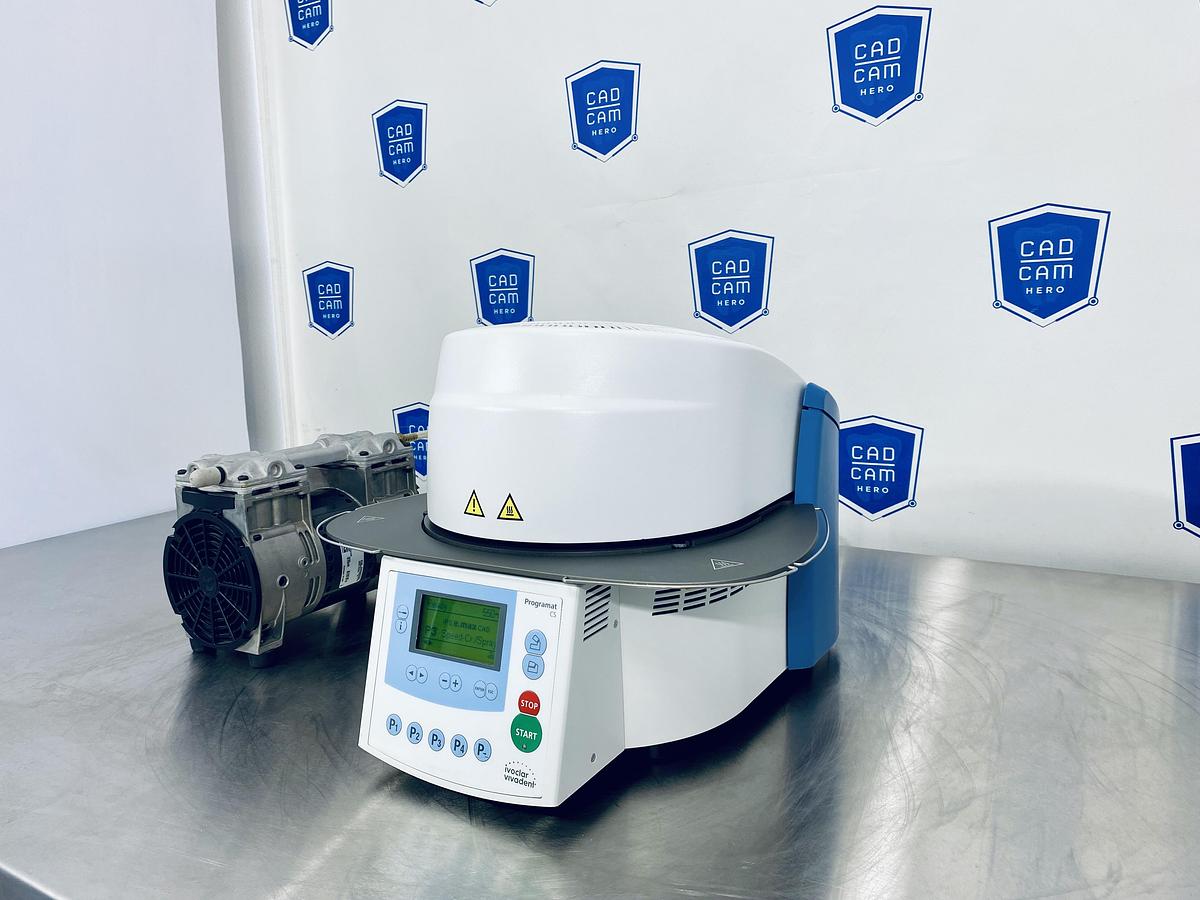 Used Ivoclar Vivadent Programat CS Crystallization Furnace with Vacuum Pump (602675)