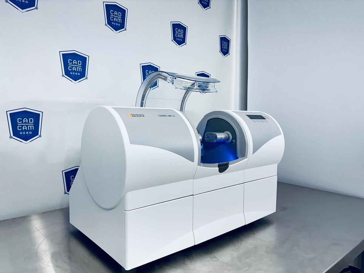Used 2015 Sirona CEREC MC X 2-Motor Wet Mill with 1,462 Mills (234843)
