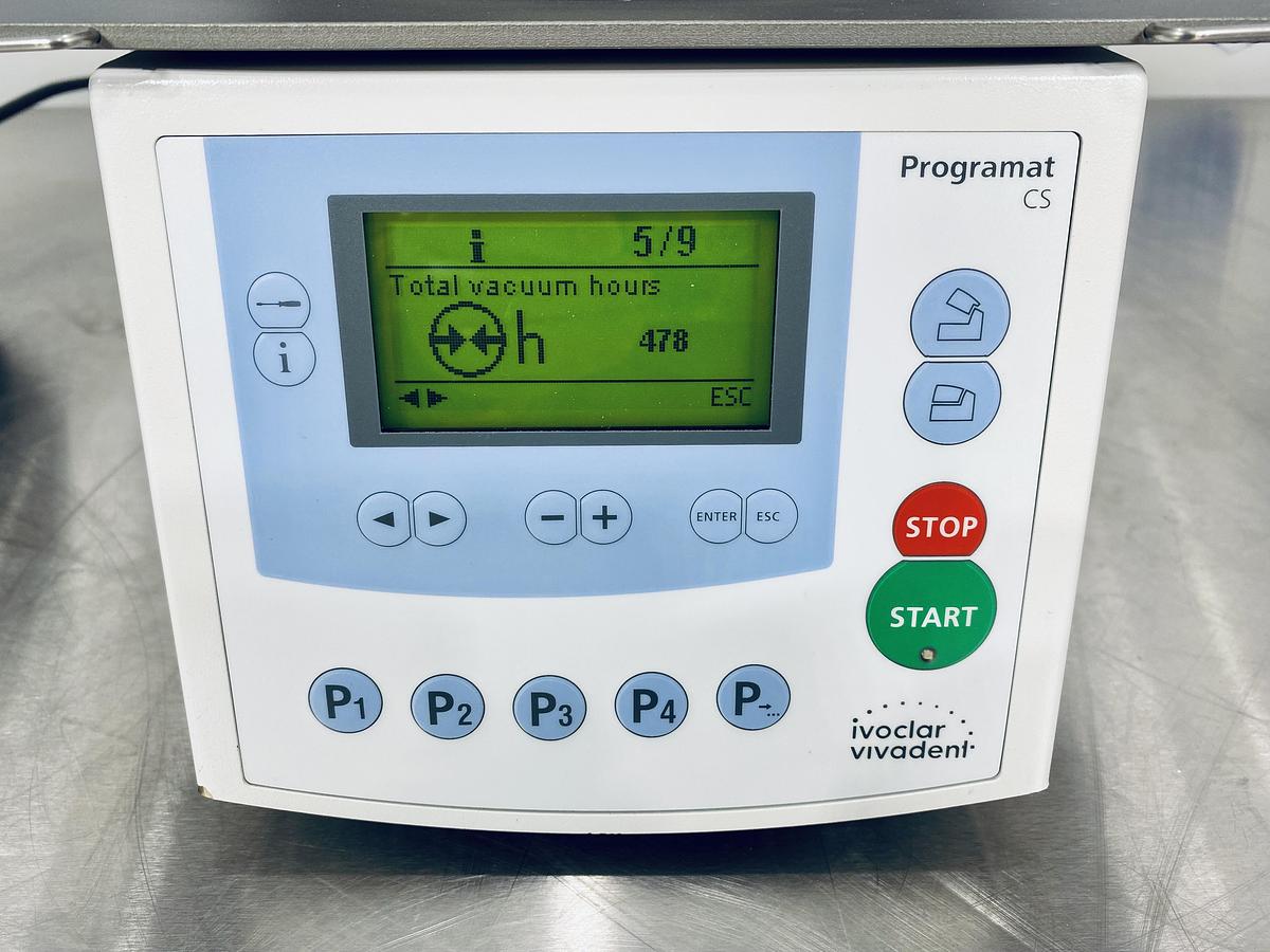 Used 2010 Ivoclar Vivadent Programat CS Crystallization Furnace with Vacuum Pump (604682)