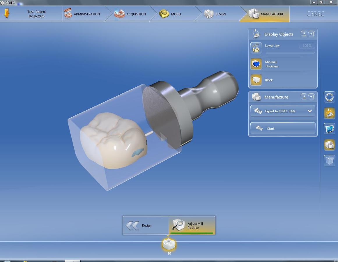 Refurbished 2013 Sirona CEREC AC Omnicam with CEREC 4.6 Software (126666)