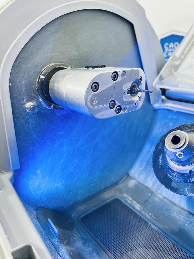 Used 2011 Sirona CEREC MC XL 2-Motor Wet Mill with 3,676 Mills (117994)