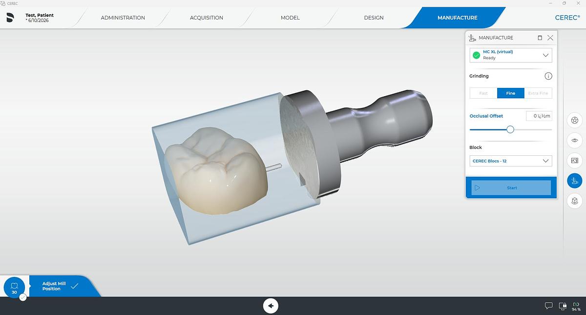 Refurbished 2022 Dentsply Sirona CEREC AC Primescan with 5.3 Software (114022)