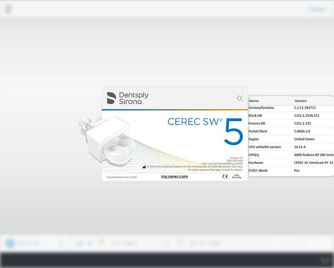 Refurbished 2013 Sirona CEREC AC Omnicam with CEREC 5.2 Software (123199)