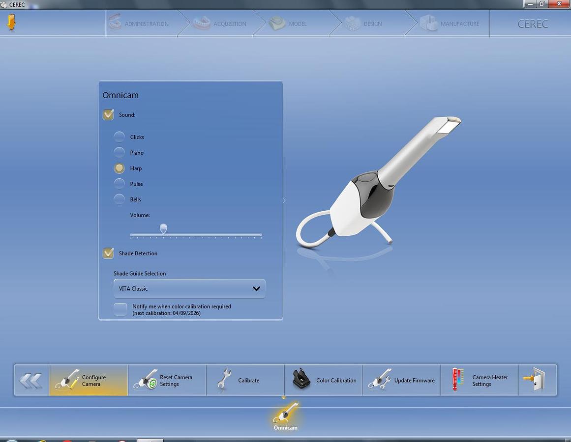 Refurbished 2015 Sirona CEREC AC Omnicam with CEREC 4.6 Software (133678)