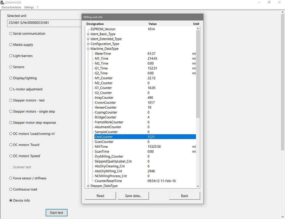 Used 2014 Sirona CEREC MC X