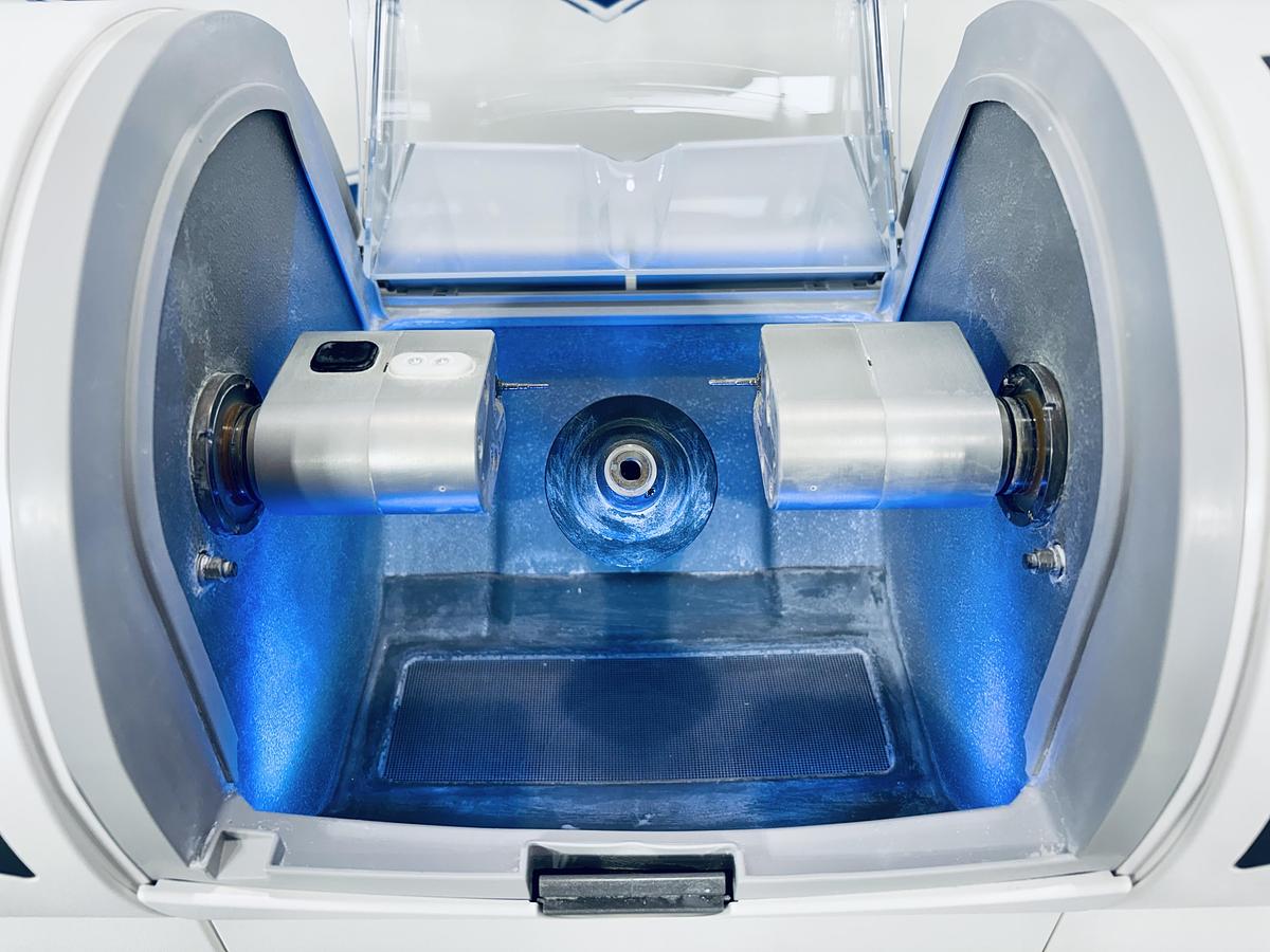 Used 2012 Sirona CEREC MC XL 2-Motor Wet Mill with 1,564 Mills (126906)