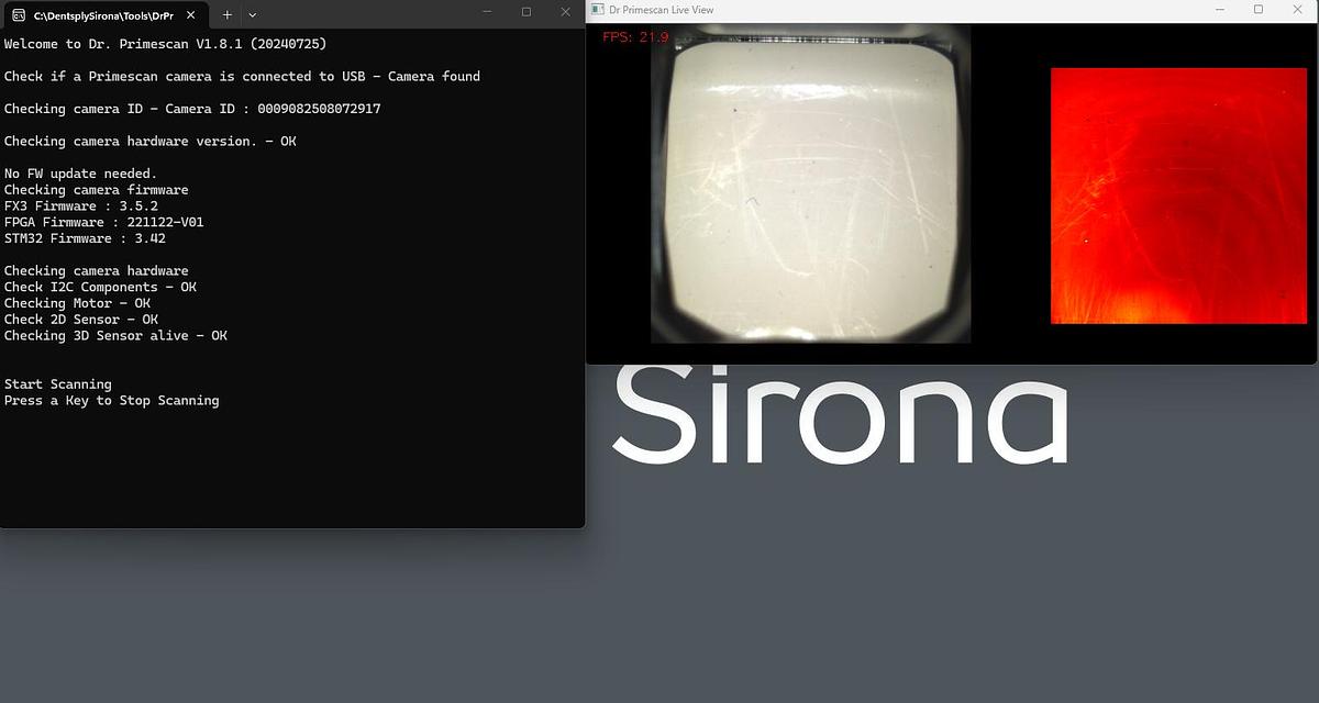 Refurbished 2021 Dentsply Sirona CEREC AC Primescan with 5.2 Software (110944)