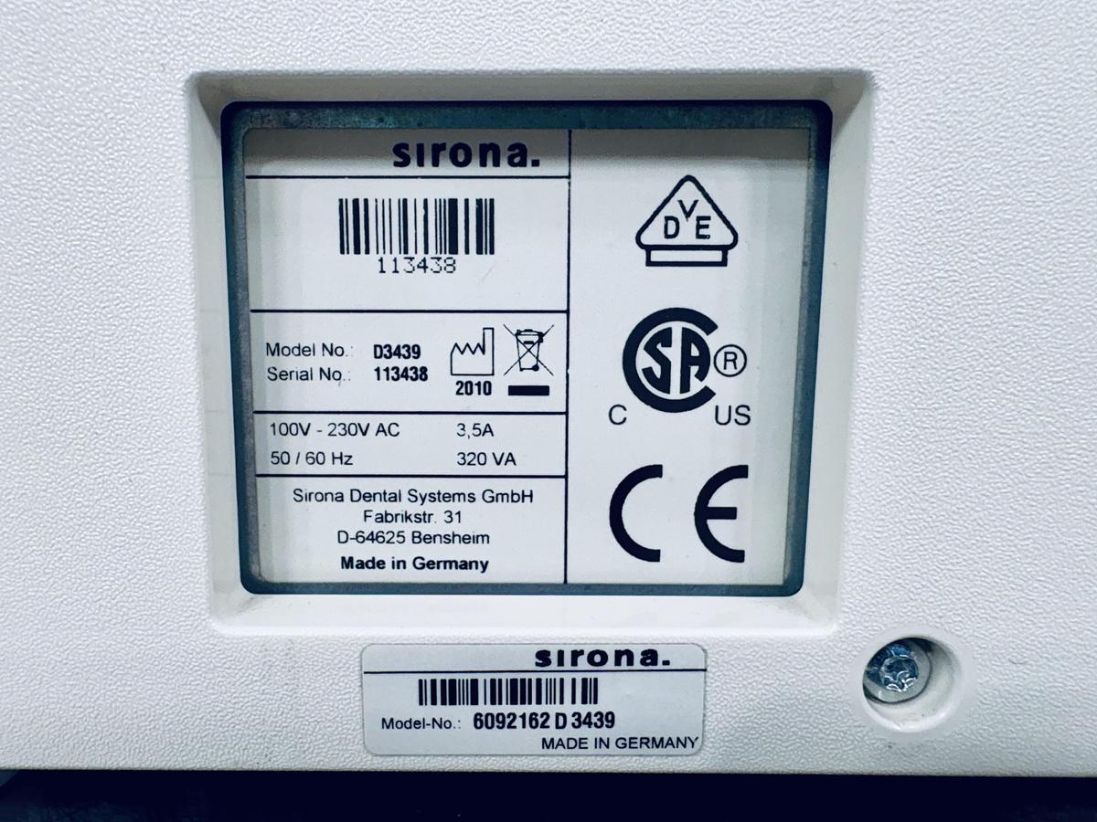 Used 2010 Sirona CEREC MC XL 2-Motor Wet Mill with 1,554 Mills (113438)
