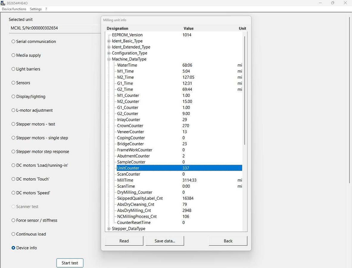 Used 2014 Sirona CEREC MC XL Premium 4-Motor Wet Mill (302654)