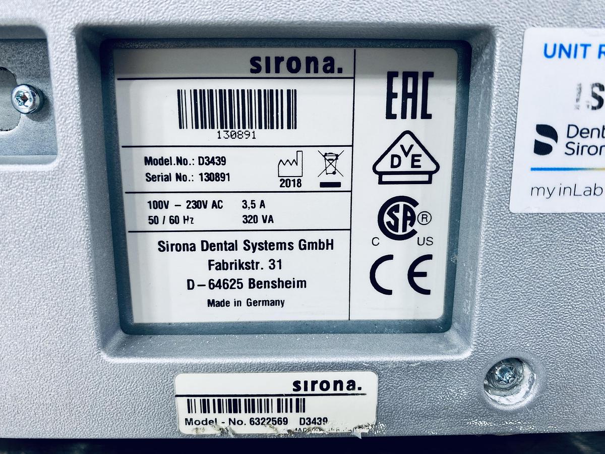 Used 2018 Sirona inLab MC XL