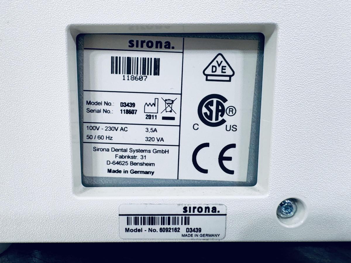Used 2012 Sirona CEREC MC XL 2-Motor Wet Mill with 1,009 Mills (118607)