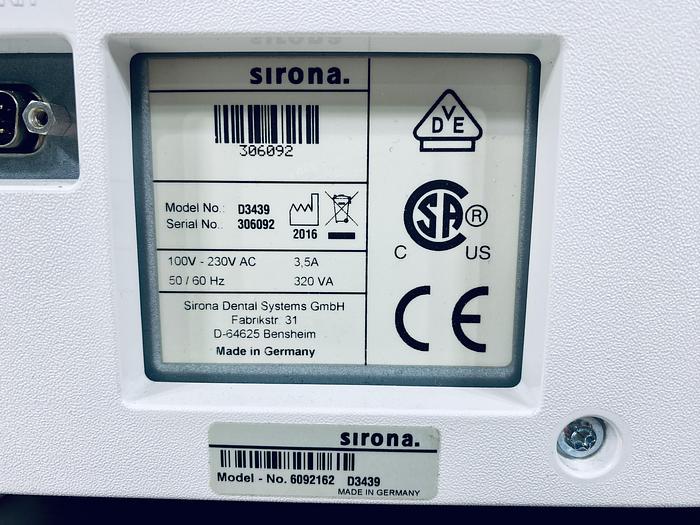 Used 2016 Sirona CEREC MC XL Premium Wet/Dry Mill (306092)