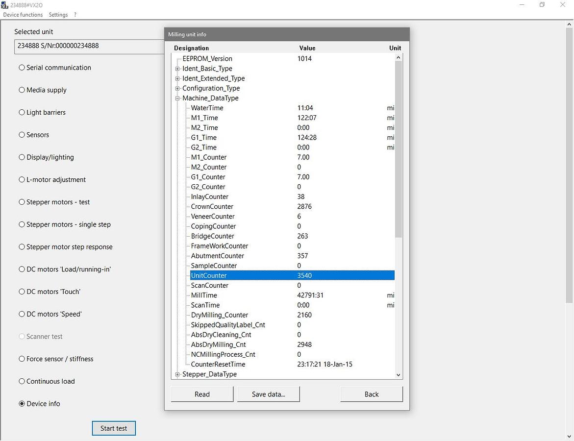 Used 2015 Sirona CEREC MC X