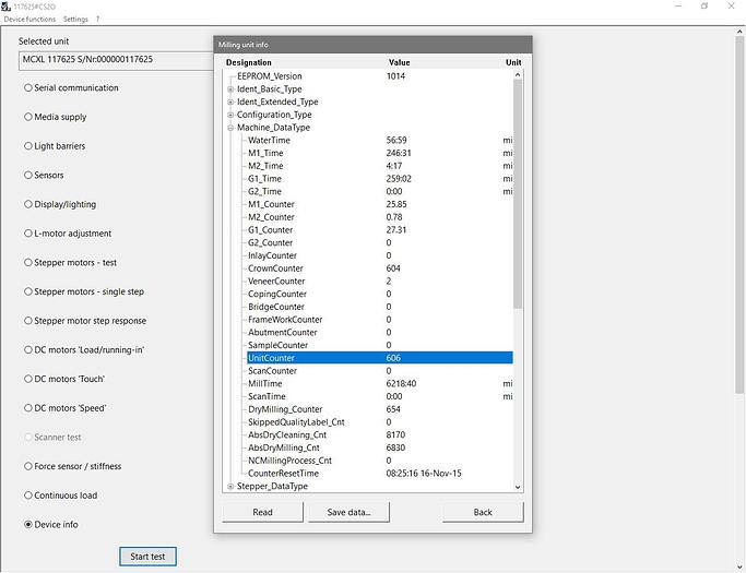 Used 2011 Sirona CEREC MC XL 2-Motor Wet Mill (117625)
