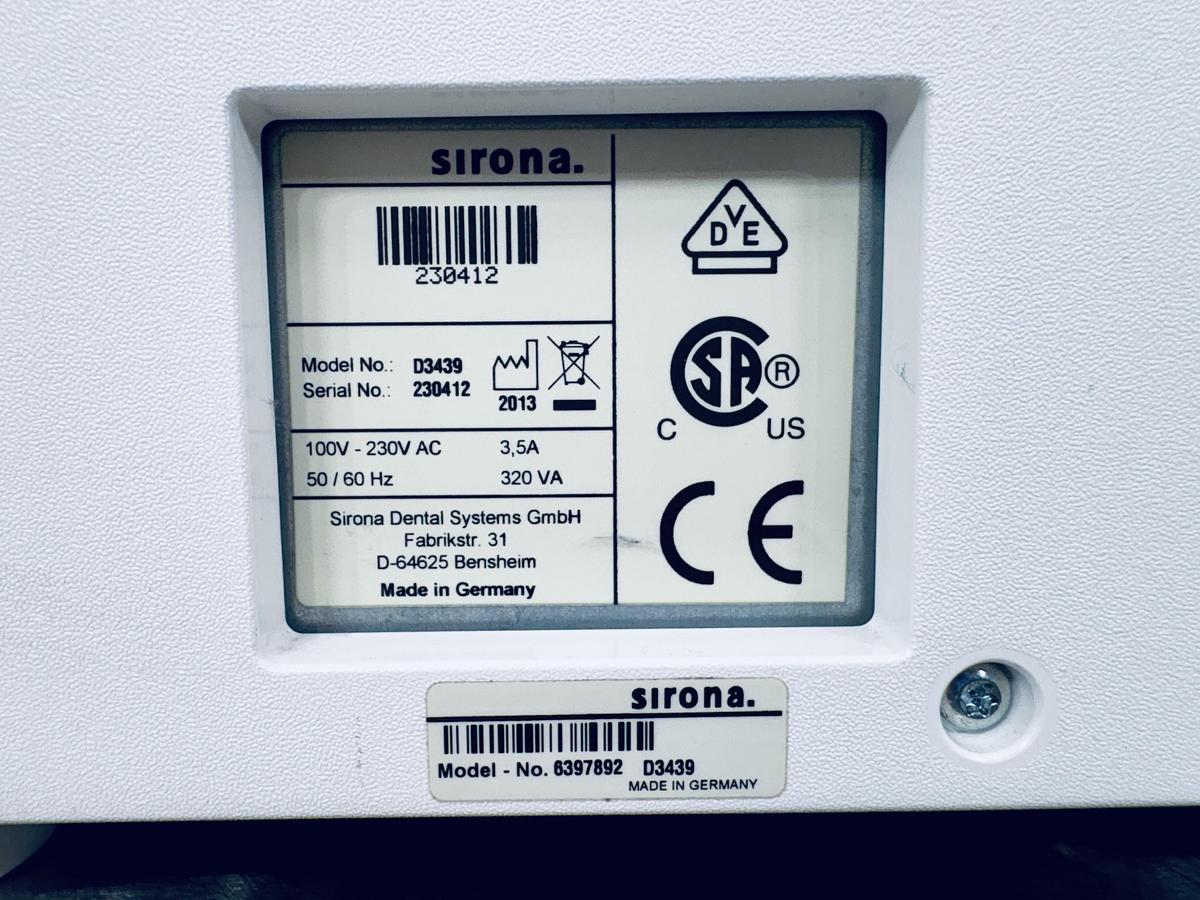 Used 2013 Sirona CEREC MC X 2-Motor Wet Mill with 512 Mills (230412)