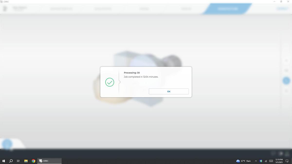 Used 2020 Dentsply Sirona CEREC Primemill 4-Motor Wet/Dry Mill (652033)