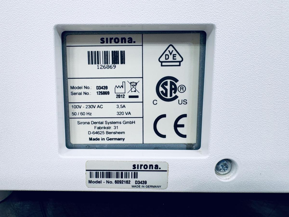 Used 2012 Sirona CEREC MC XL 2-Motor Wet Mill with 754 Mills (126869)