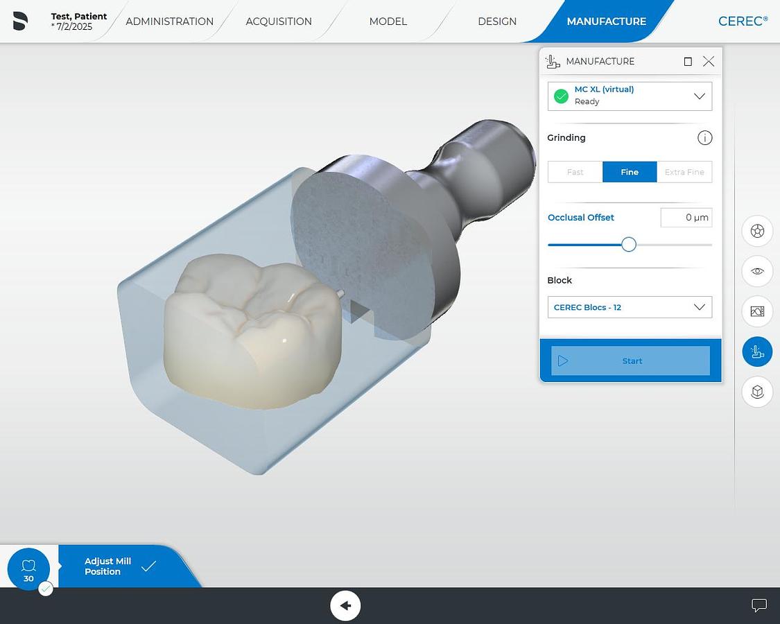 Refurbished 2015 Sirona CEREC AC Omnicam with CEREC 5.2.8 Software (136220)