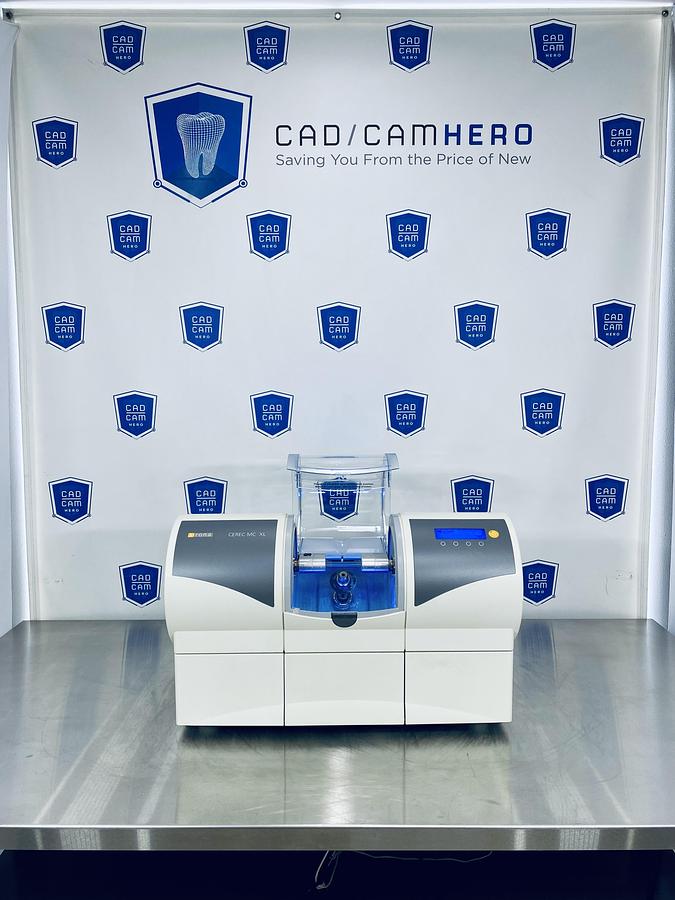 Used 2011 Sirona CEREC MC XL 2-Motor Wet Mill with 3,676 Mills (117994)