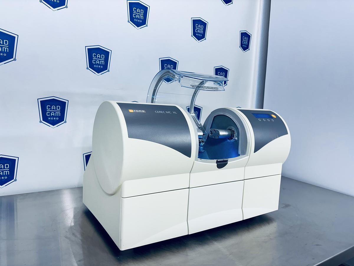 Used 2007 Sirona CEREC MC XL 2-Motor Wet Mill with 3,408 Mills (102357)