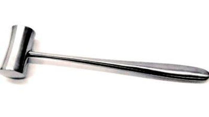 Used Mallet Bone Steel 25mm Diameter Head Weight 240G Length 230mm