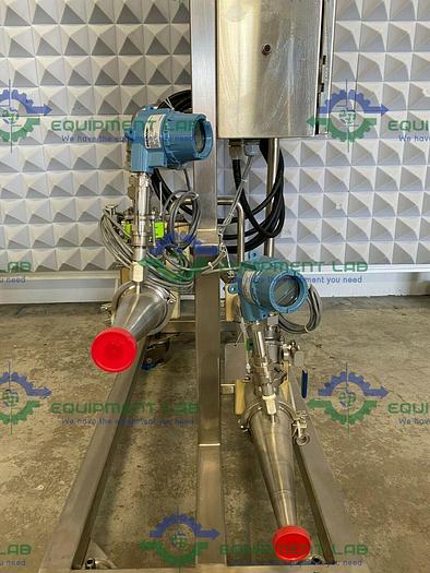 Used Exergy  02655-05 Stainless Steel Shell & Tube Heat Exchanger 20.3 Sq. Ft. on Cart