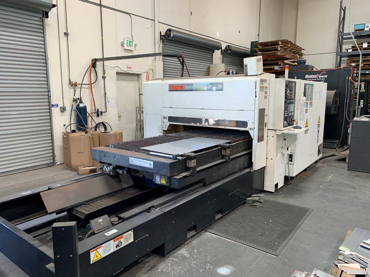 Used 1300 Watt Mazak Super Turbo X-48 Champion CNC Laser #5680