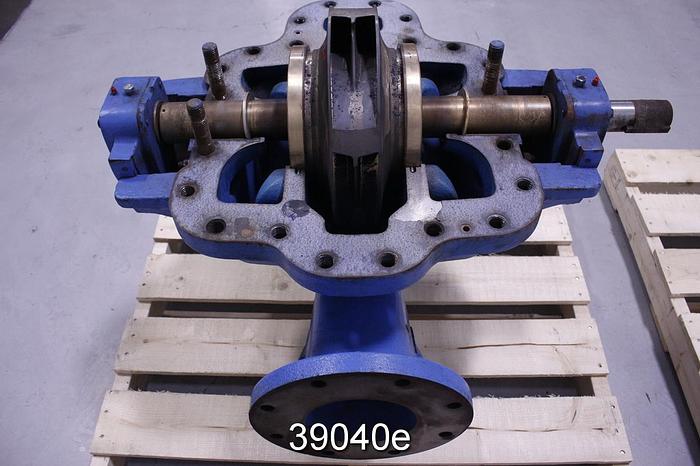 Unused Goulds 3410 Split Case Pump, 8x10x17, 5 Vane Impeller, 15" Impeller Diameter #39040