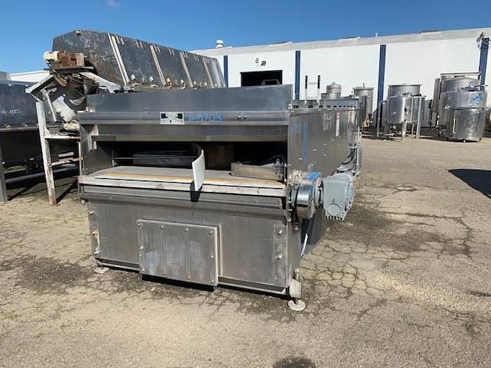 Used Unipak 6’ Wide x 20’ Long Pasteurizer/Cooling Tunnel Model620LH