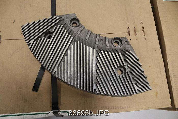 Unused Beloit DD4000 Refiner Complete Plate Set, 24" Disc #33695