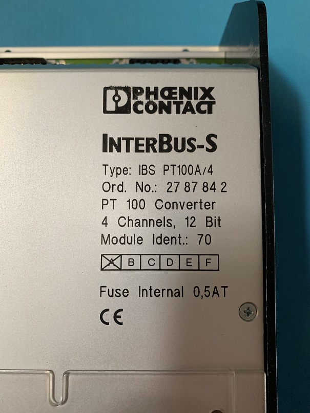 Used Phoenix Contact Interbus-S IBS-PT100A/4