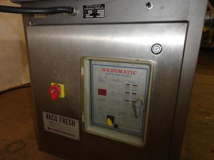 Used Webomatic Vacu Fresh Dual Chamber Vacuum Packager