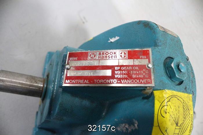 Unused Brook Hansen SFN32A2.5I Brook Hansen Gear Drive #32157