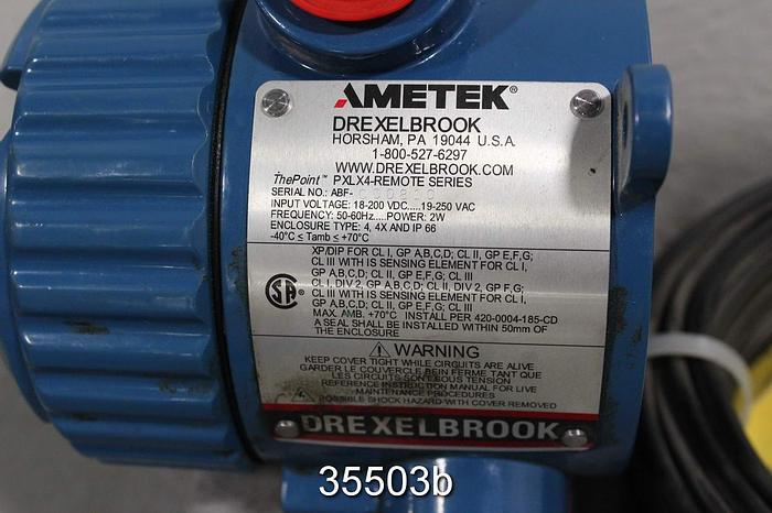 Unused Ametek The Point- PXLX4 Remote Series Level Transmitter #35503
