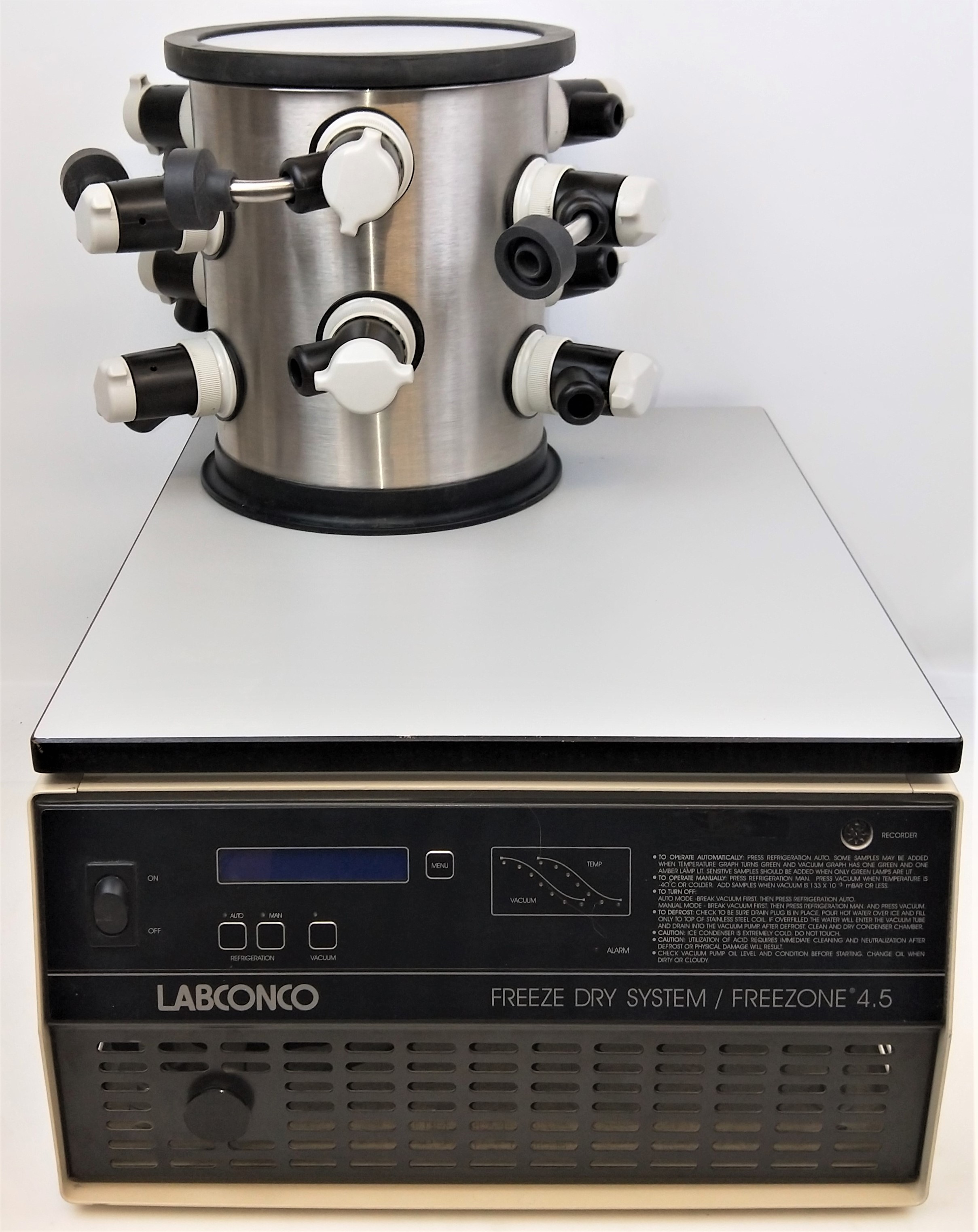 二手Labconco Freezone 4.5 Benchtop Freeze烘干机出售在Chemistry RG Consultant